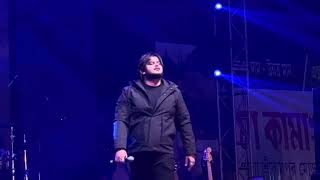 Jara sa dil me de jagah tusinger vishal mishra stage show Bardhaman kanchan utsav [upl. by Davine]