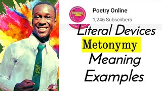 Metonymy literary devicemeaningexamples [upl. by Snook923]