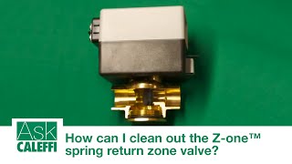 How can I clean out the Zone™ spring return zone valve [upl. by Erkan]