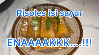 BIKIN RISOLES ISI SAYUR  ENAAAKKK… [upl. by Leiruh]