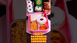 Choti k liye bnai Korean noodles 🍜 or jim jam sandwich lunchbox [upl. by Kristel]