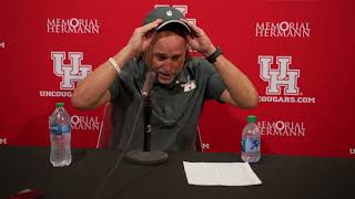 Dana Holgorsen Press Conference Week 2 at Texas Tech [upl. by Ahsatsan]