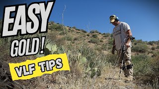 Want to find Gold Nuggets with a Metal Detector Here are Some Quick amp Easy VLF Pro Tips [upl. by Ahsiram]