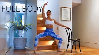 30 MIN FULL BODY BARRE amp PILATES WORKOUT  Sculpt amp Strengthen [upl. by Illyes698]