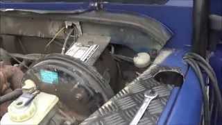 How to replace the clutch master cylinder on a Defender with basic tools [upl. by Erdah536]