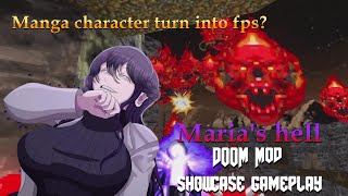 Marias hell  Yttrium  DOOM Mod showcase gameplay [upl. by Ettesus]