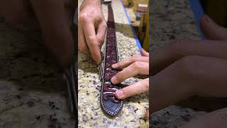 Making a Floral Tooled Leather Belt [upl. by Winou873]