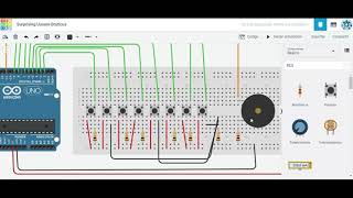 Teclado musical con ARDUINO [upl. by Adnana]