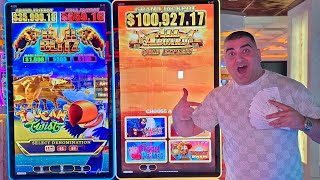 OMG I DID IT AGAIN 😳  WINNING MEGA JACKPOTS LIVE [upl. by Atikahs]