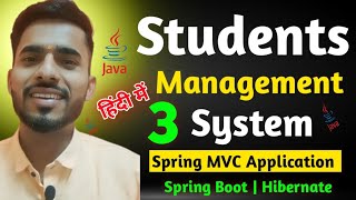 Student Management System  Spring MVC  Spring Boot  Full Stack Project  3 [upl. by Ahtenak]