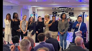 Leyton Orient women at the supporters club awards ceremony  April 2024 [upl. by Wolfgang]