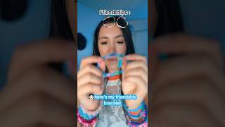 pov you get a friendship bracelet to have friends 👭 youtubeshorts viral [upl. by Parsons]