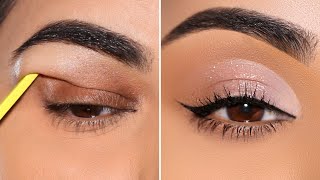 Why you must try this Delicate Lavender HOODED Eyes Makeup [upl. by Bentlee]