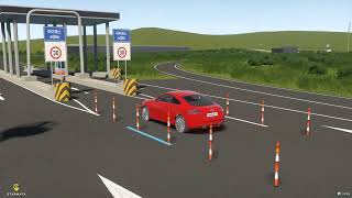 Kcity KATRI detailed road 3D model for CarMaker  MovieNX [upl. by Gaudette]