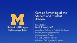 Cardiac Screening of the Student and Student Athlete [upl. by Sherer]