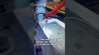 CIMC FSRobot cantilever 9axis intelligent welding workstation [upl. by Anahtor]