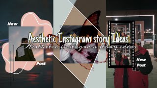 4 Aesthetic Instagram Story Ideas  Instagram Tips amp Tricks 2024 ✨🎧❤️ [upl. by Cathee]