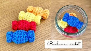 Comment faire un bonbon au crochet  🍬 SUPER FACILE ET RAPIDE ⭐️ Tuto crochet gratuit pour débutant [upl. by Asek]