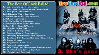 Tuyển tập nhạc RockRock Ballad hay nhất mọi thời đại  The Best Of Rock Ballad [upl. by Ayres]