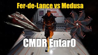 Elite Dangerous FerdeLance vs Medusa  FAOFF  HOTAS [upl. by Dirrej]