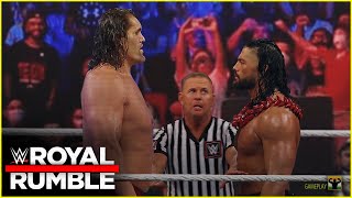 The Great Khali vs Roman Reigns Royal Rumble 2024 [upl. by Adnawad]