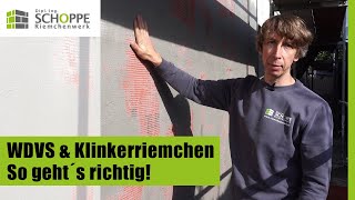 WDVS  wir erklären was das ist  am Beispiel einer Hausfassade mit Klinkerriemchen [upl. by Ecnarrot]