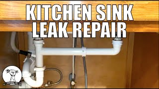 EASY Kitchen Sink Leak Repair [upl. by Maguire]