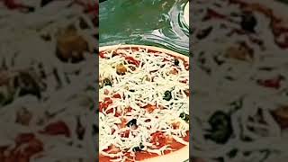 Making Pepperoni Salami pizza Italian recipe [upl. by Neehs158]