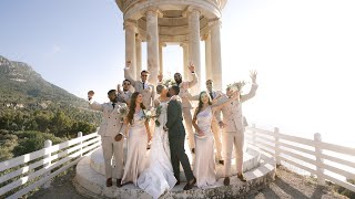 Magdalena amp Maks destination wedding in Mallorca  1 min highlights  Finca Son Marroig Mallorca [upl. by Linnell]