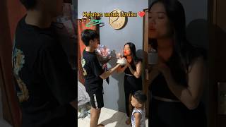 KEJUTAN UNTUK ISTRIKU ❤️ suamiistri pasutri romantis couplegoals love birthday [upl. by Octavla969]