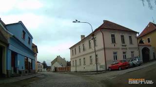 CZ Sedlice u Blatné Jihočeský kraj Driving through the town February 2017 [upl. by Gnirps]