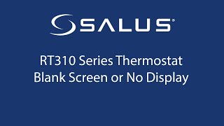 RT310 Series Thermostat  Blank Screen or No Display [upl. by Condon224]