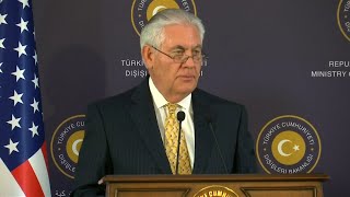 Rex Tillerson claims USA shares the same objectives as Syria [upl. by Sedlik]