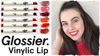 Glossier Play Vinylic Lip Swatches [upl. by Aivital]