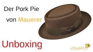 Unboxing Pork Pie  Der klassische Herren Hut von Mauerer [upl. by Aracal]