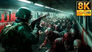 MOSCOW ATTACK ZOMBIE ☠️  SUPER 🔥 REALISTIC Cinematic GRAPHICS Gameplay  World War Z  8K 🎞️ [upl. by Aitnahc]