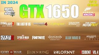 GTX 1650  Test in 45 Games in 2024  Enough for Gaming [upl. by Eiramyelhsa402]