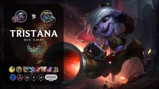 Tristana ADC vs Nasus  EUW Challenger Patch 148 [upl. by Ainsley]