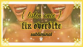 𝐒𝐓𝐑𝟖𝐓𝐄𝐍 get rid of overbite  ideal teeth subliminal ✧ 𝙡𝙞𝙨𝙩𝙚𝙣 𝙤𝙣𝙘𝙚 𝙧𝙖𝙞𝙣 𝙫𝙚𝙧 •̩̩͙ 𝒬𝒮 [upl. by Lewse]