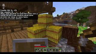 REUNINDO OS RECURSOS PARA A FARM DE OUROFERRO no Minecraft Bedrock 121 TEMPEST LIVE [upl. by Anne-Corinne]