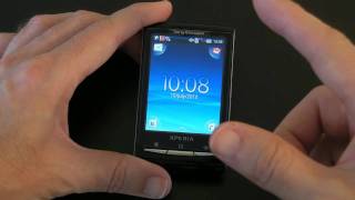 Sony Ericsson Xperia X10 Mini Mobile Phone  Unboxing amp Review [upl. by Yddeg]