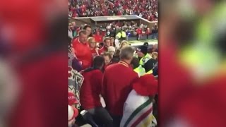 Caught on Camera Police officer punches Ole Miss fan in the face [upl. by Svoboda]