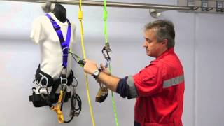 Proposed fall protection method for rope access [upl. by Eltsyek]