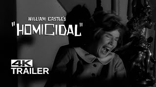 HOMICIDAL Theatrical Trailer 1961 Glenn Corbett Joan Marshall [upl. by Boote]