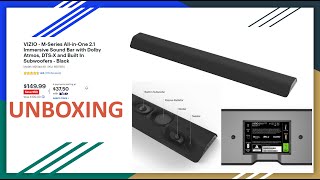 NO FACE ENERGY VIZIO  MSeries AllinOne 21 Immersive Sound Bar w Dolby AtmosDTSX Unboxing [upl. by Gokey]