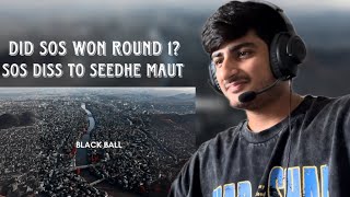 SOS  BLACKBALL Reaction  Diss to Seedhe Maut [upl. by Noira602]