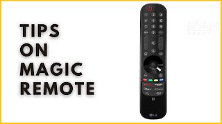 Tips on Magic Remote LG TV [upl. by Ahsatel]