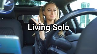 Living Solo  I broke a bone lol Asian snack testing driving around [upl. by Kipper]