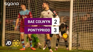 Uchafbwyntiau  Highlights Bae Colwyn 23 Pontypridd  JD Cymru Premier [upl. by Elleined644]