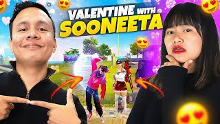 New Valentine’s Love Emote with Sooneeta 🤪 Tonde Gamer  Free Fire Max [upl. by Anom]